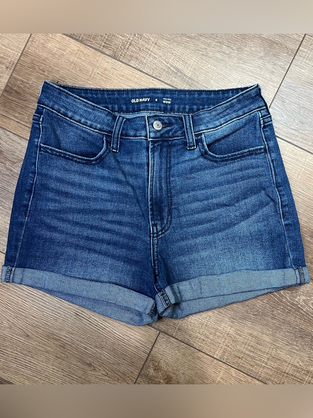 Old Navy High Waisted Wow Jean Shorts Size 6